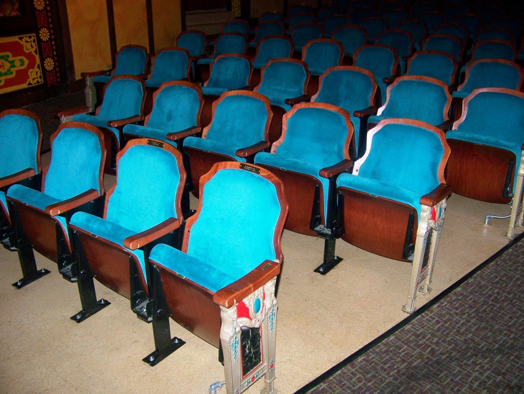 Historical seats, Redford Theatre Historical seats, Redford Theatre